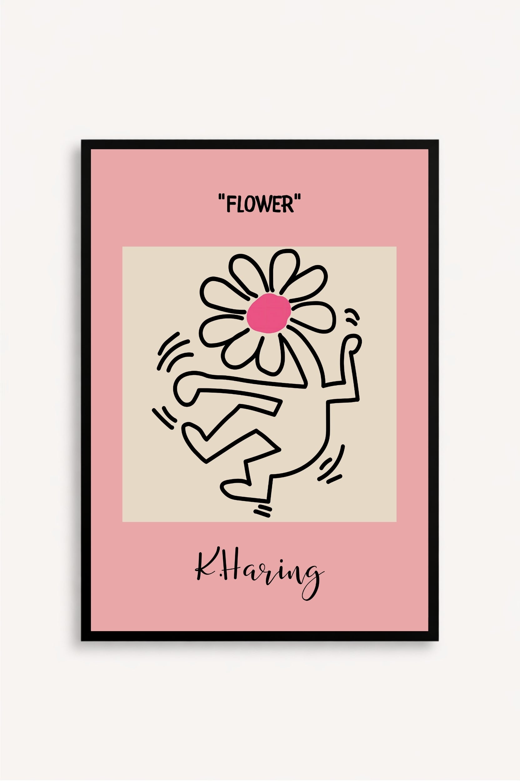 Flower Keith Haring