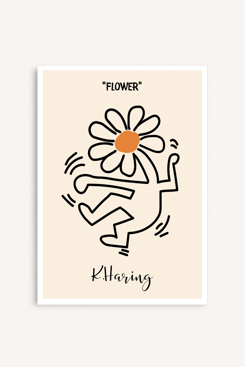 Dancing Flower Keith Haring