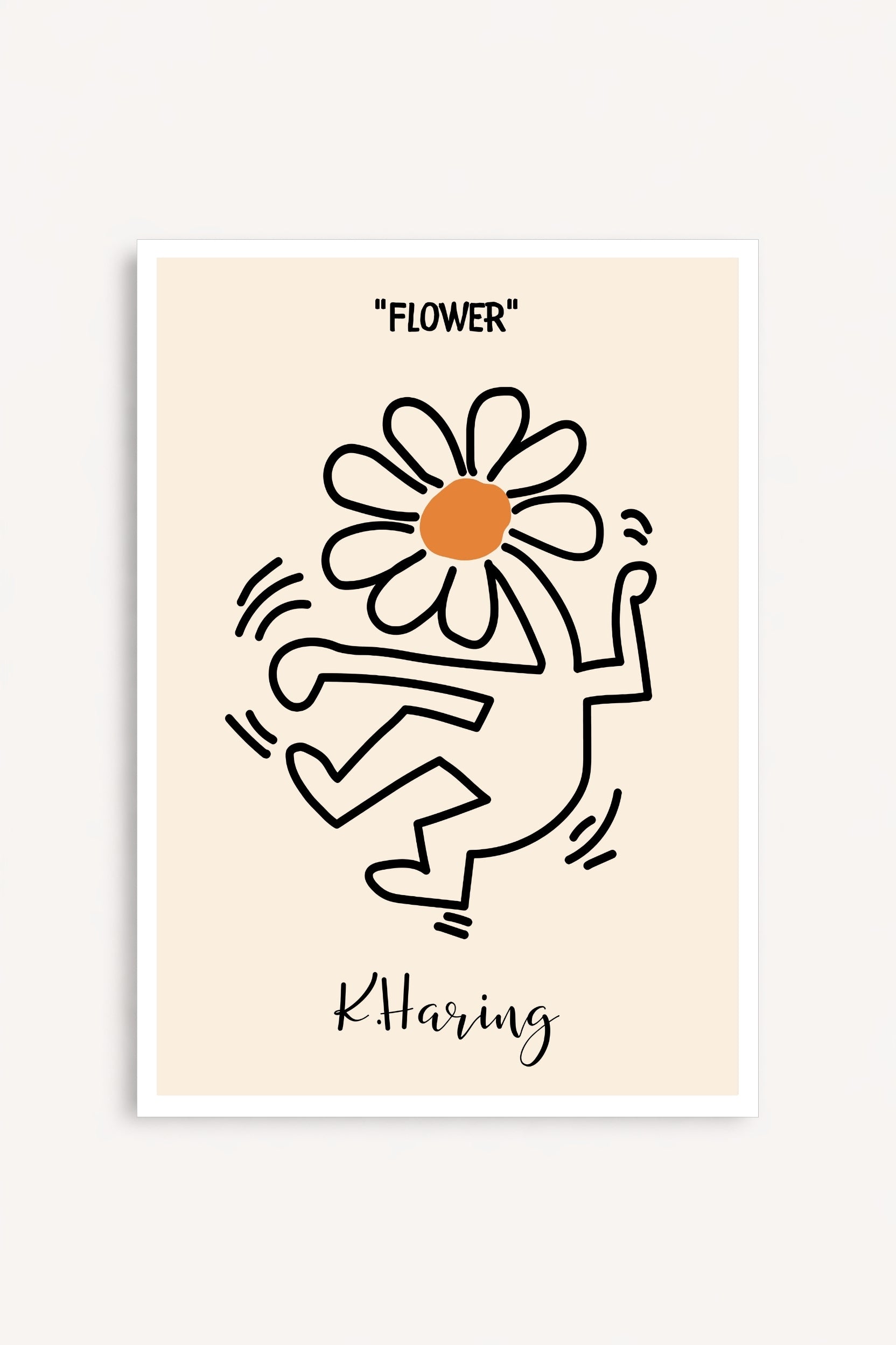 Dancing Flower Keith Haring