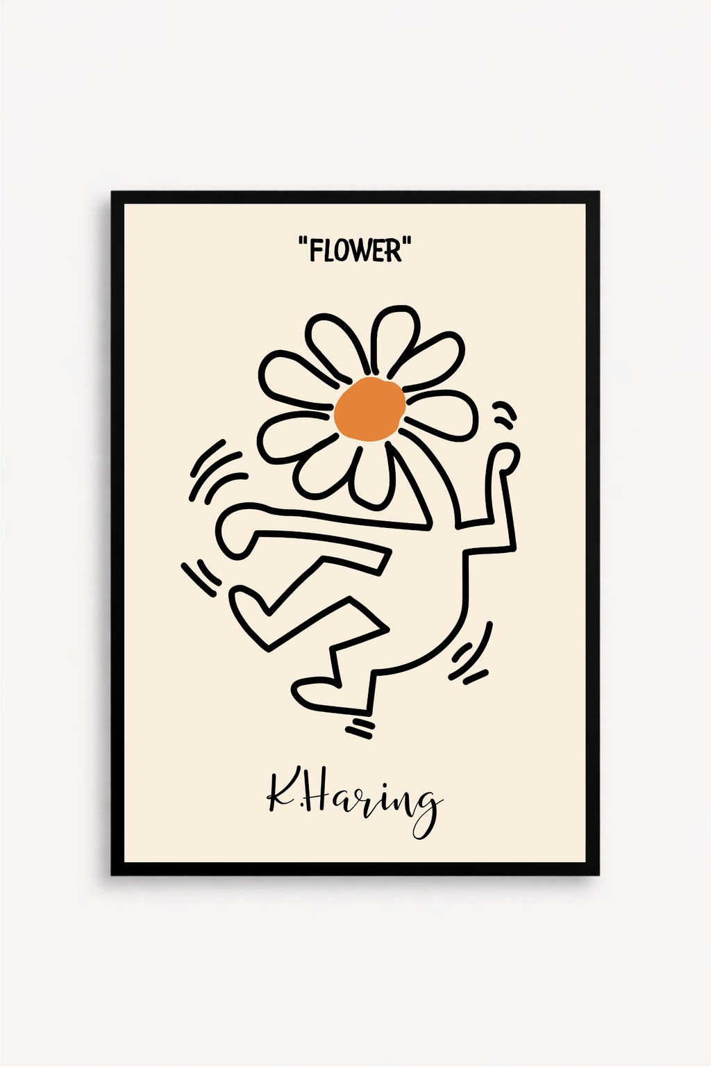 Dancing Flower Keith Haring
