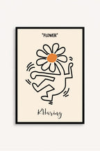 Dancing Flower Keith Haring
