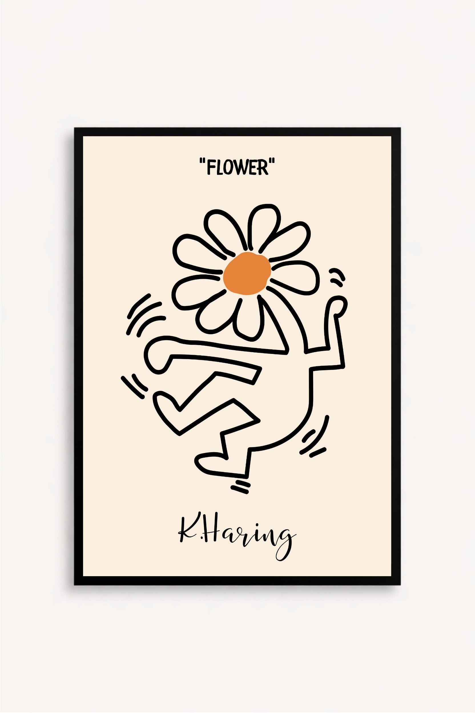 Dancing Flower Keith Haring