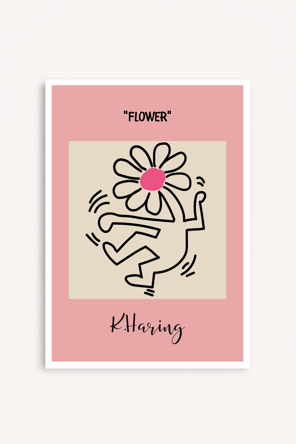 Flower Keith Haring