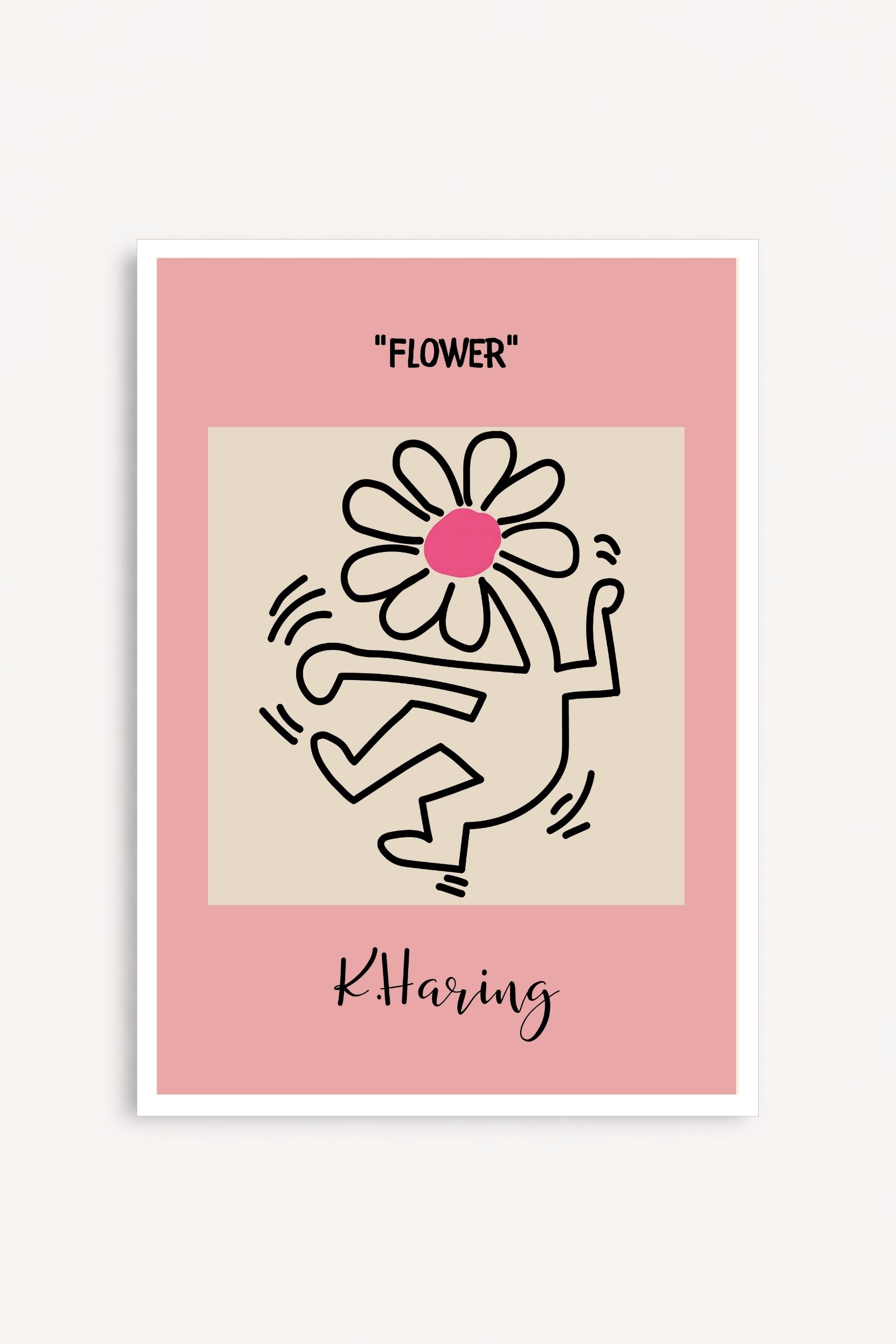 Flower Keith Haring