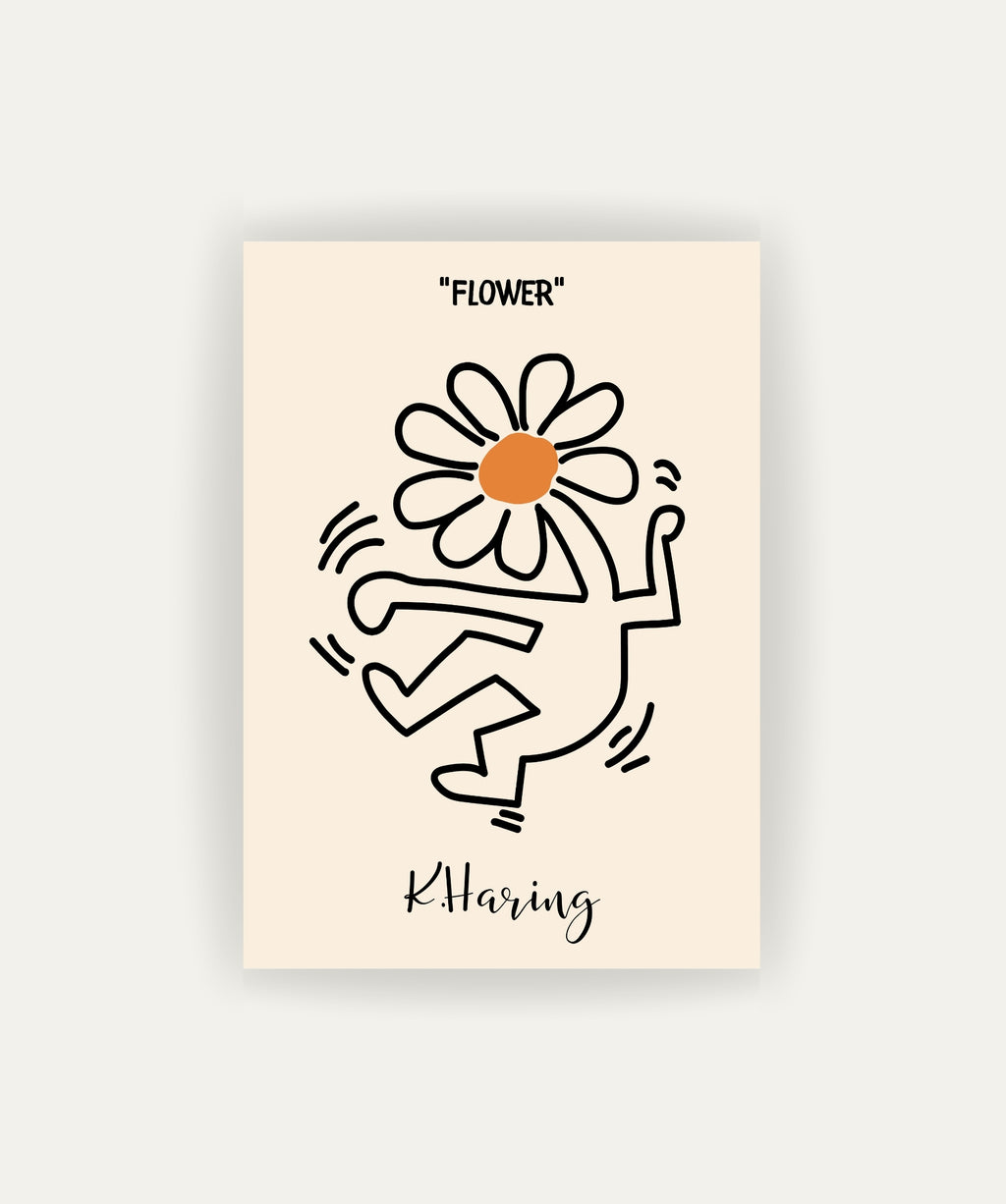 Dancing Flower Keith Haring