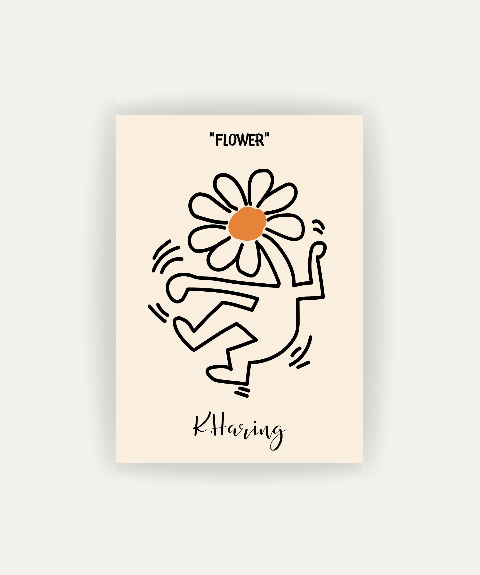 Dancing Flower Keith Haring