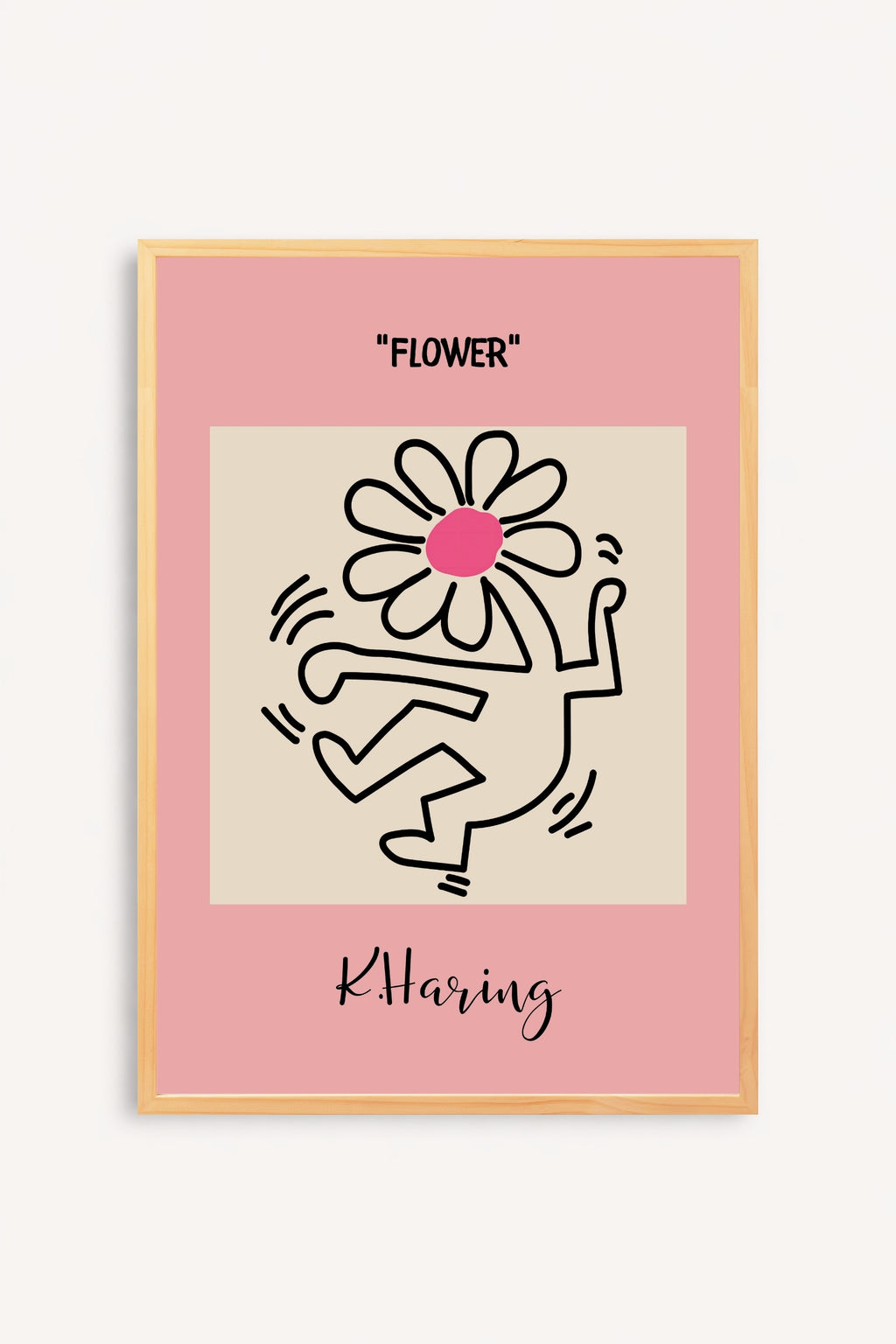 Flower Keith Haring