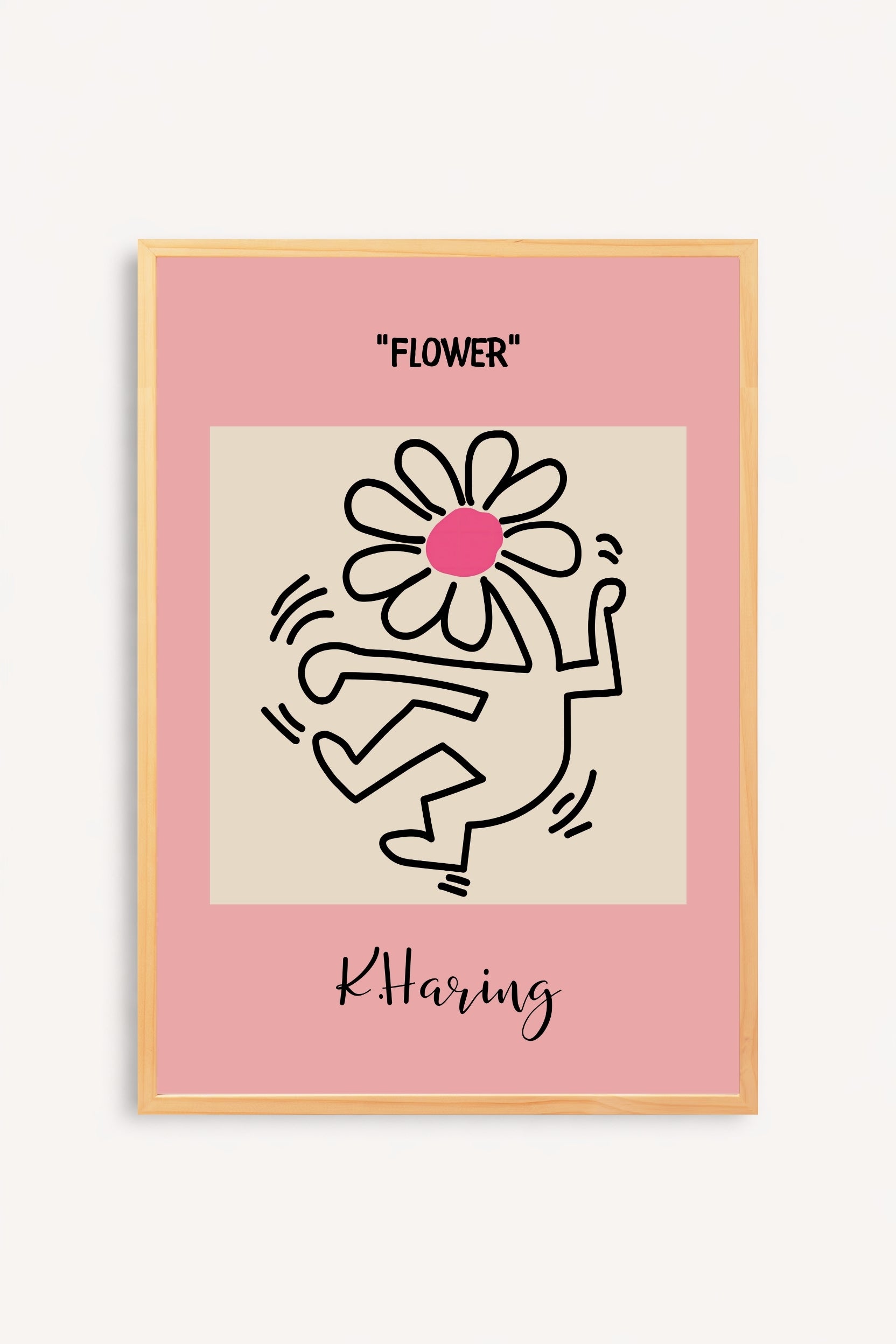 Flower Keith Haring