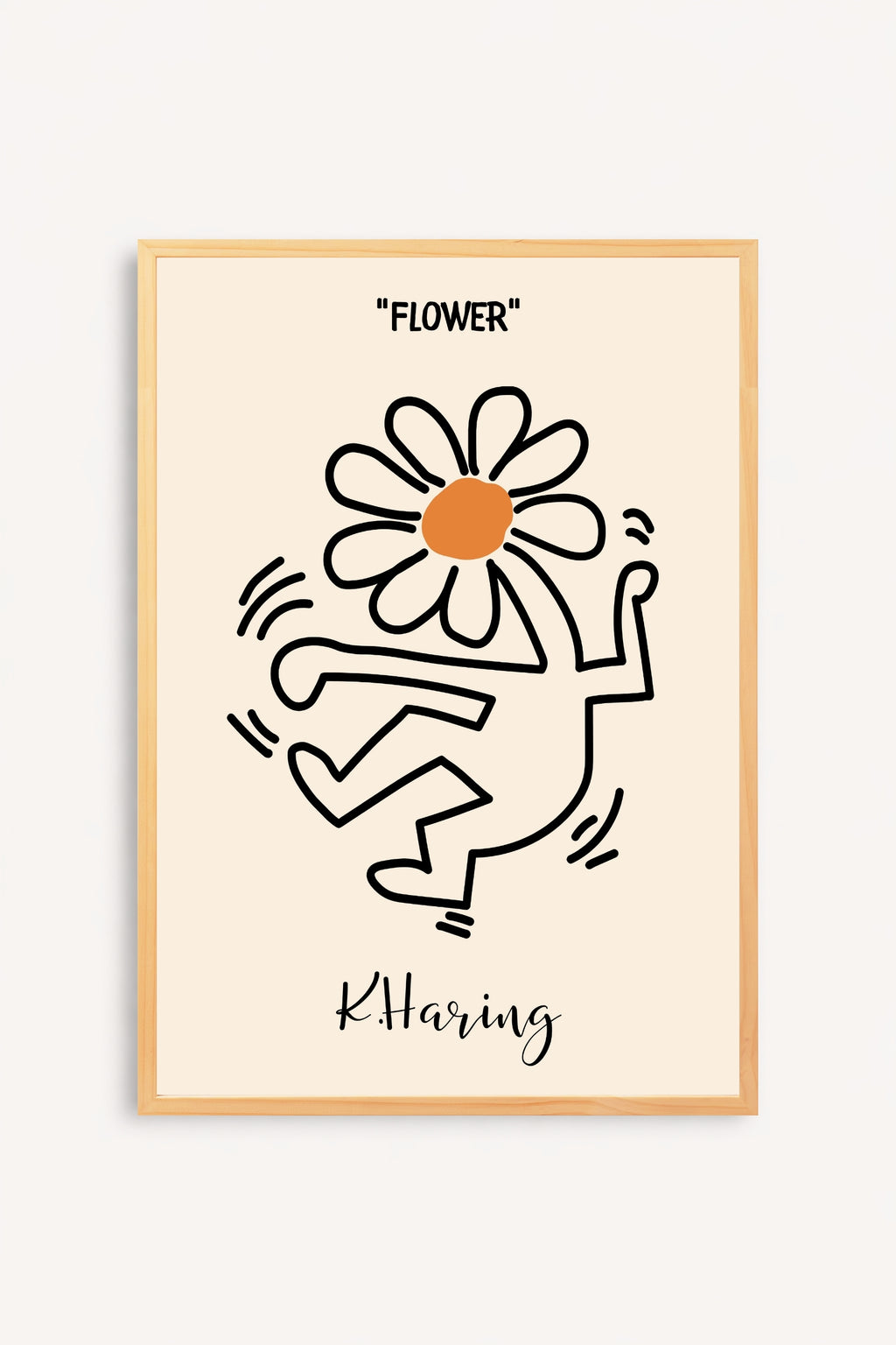 Dancing Flower Keith Haring