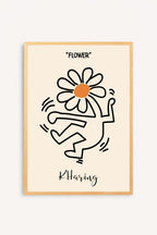 Dancing Flower Keith Haring