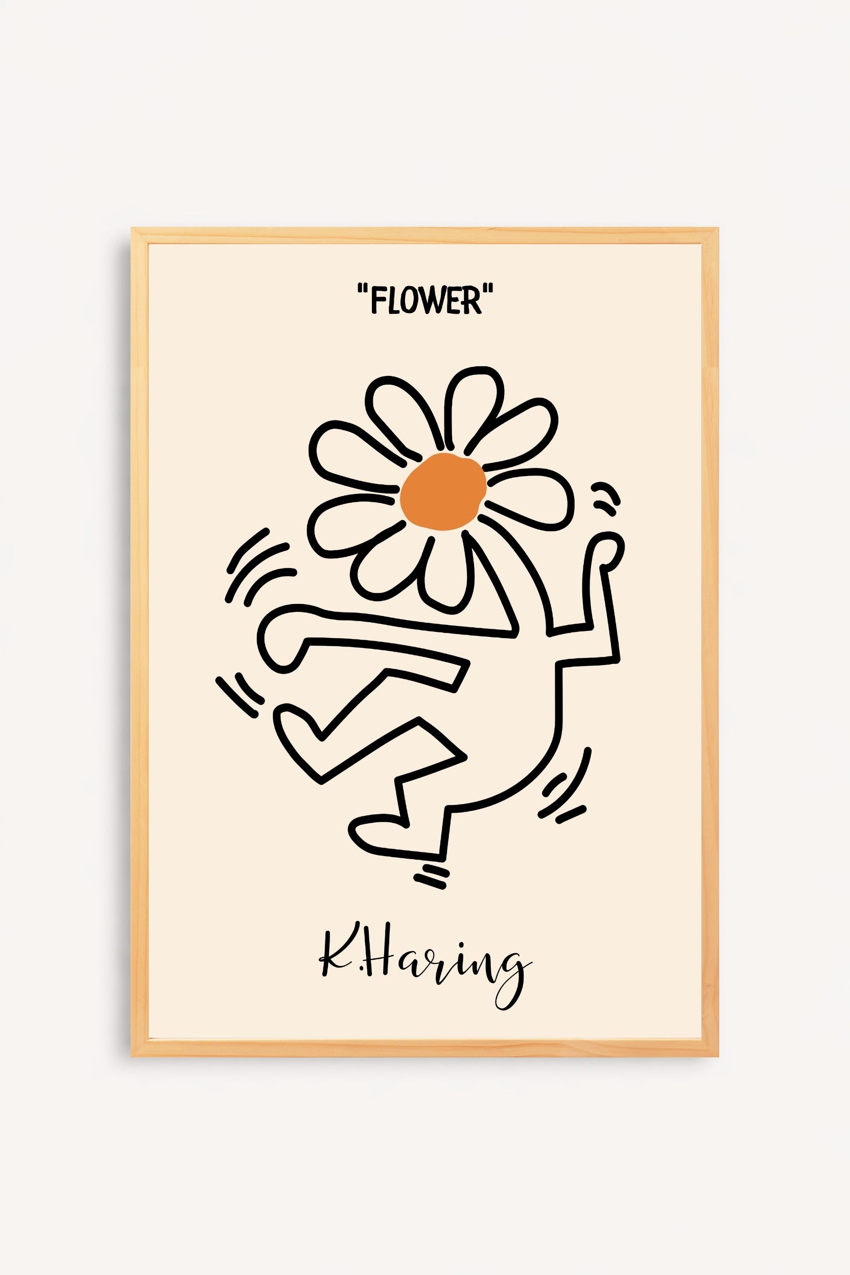 Dancing Flower Keith Haring