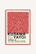 Red dots Yayoi Kusama