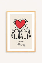 Two Keith Haring