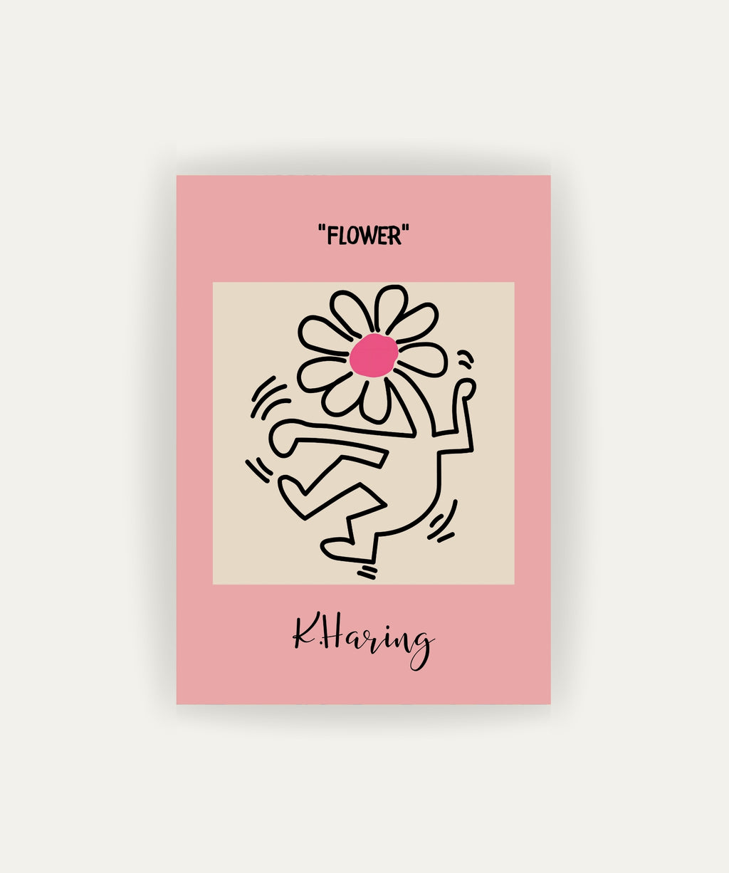 Flower Keith Haring