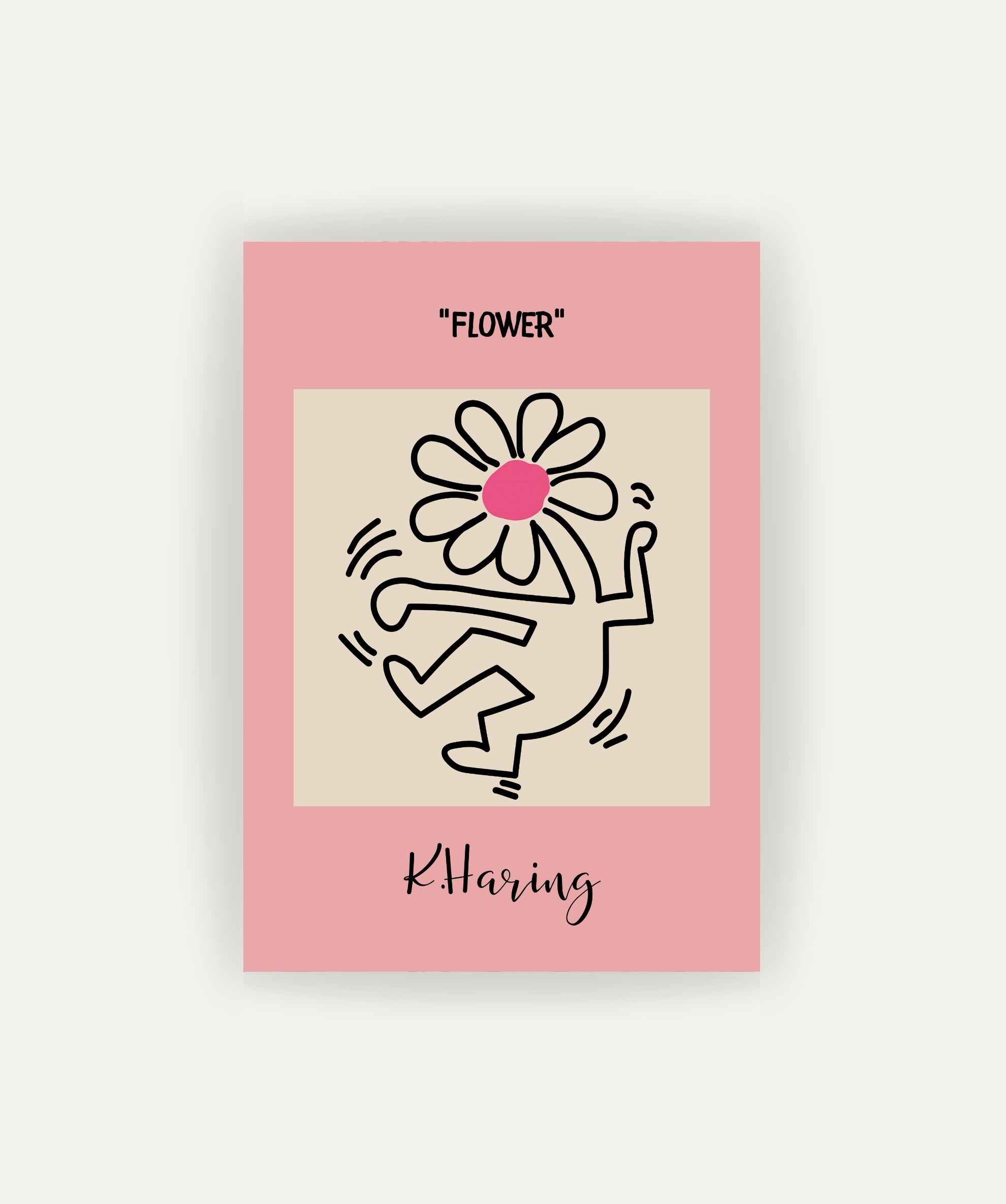 Flower Keith Haring