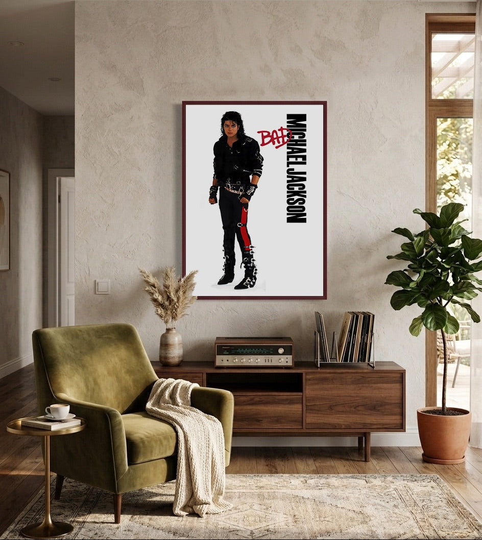 Cuadro Bad Michael Jackson