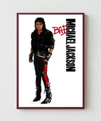 Cuadro Bad Michael Jackson