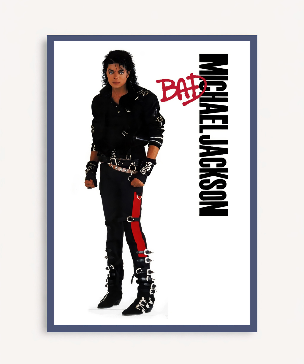 Cuadro Bad Michael Jackson