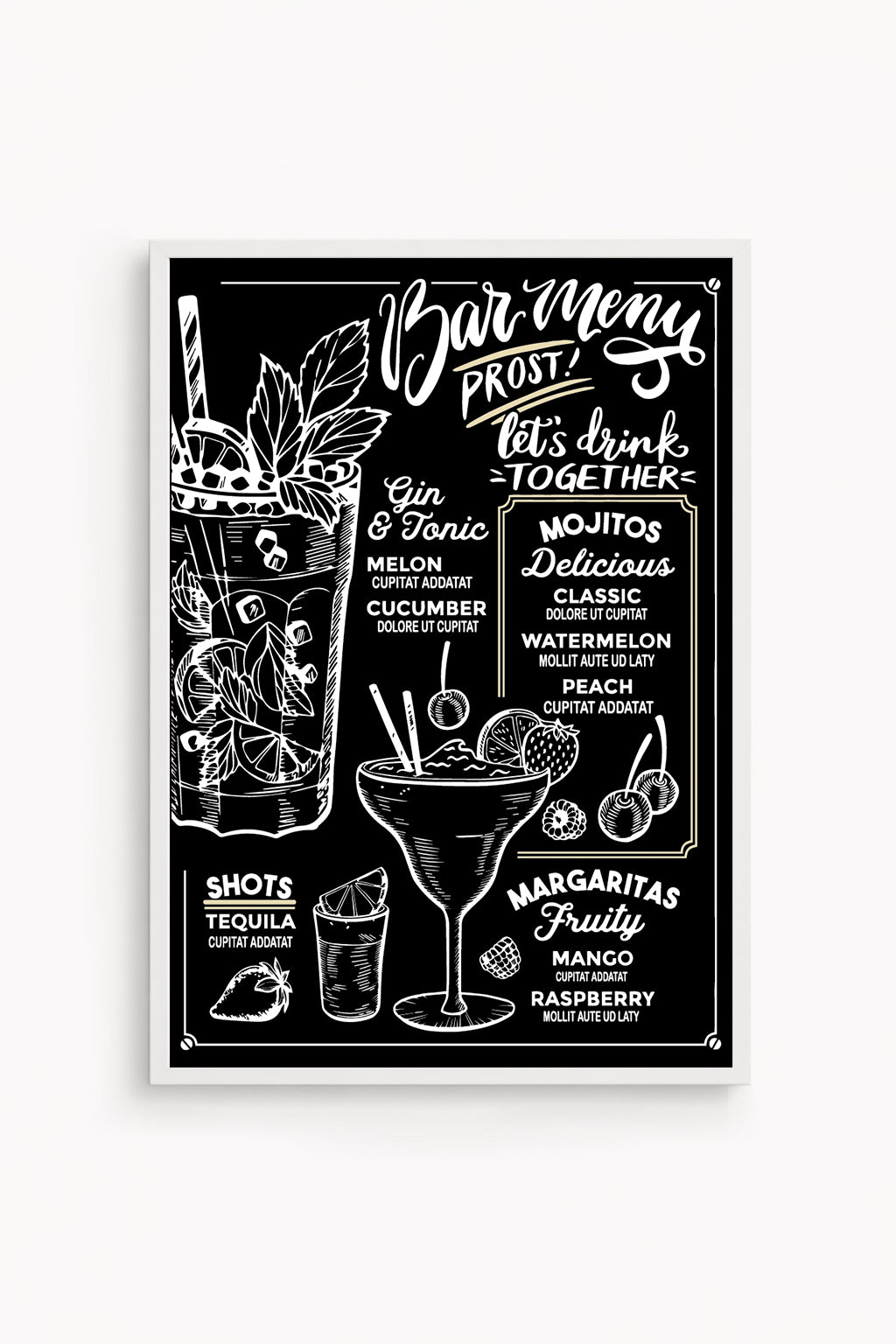 Bar Menu
