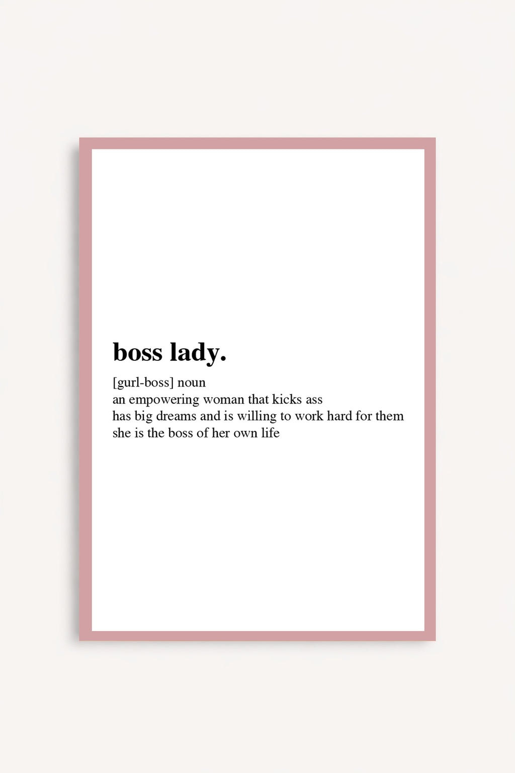 Boss Lady