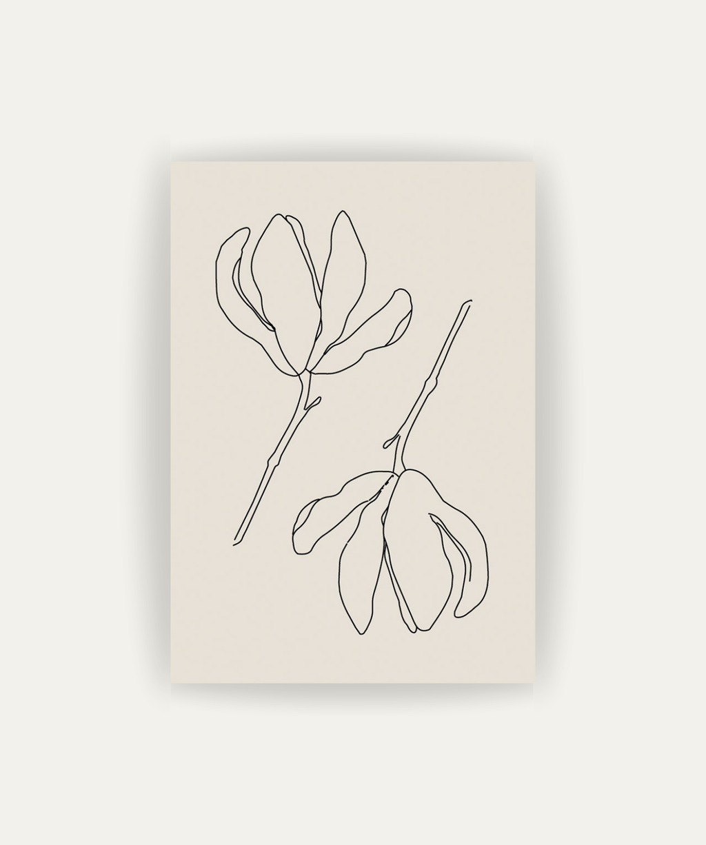 Cuadro Botánica Minimal