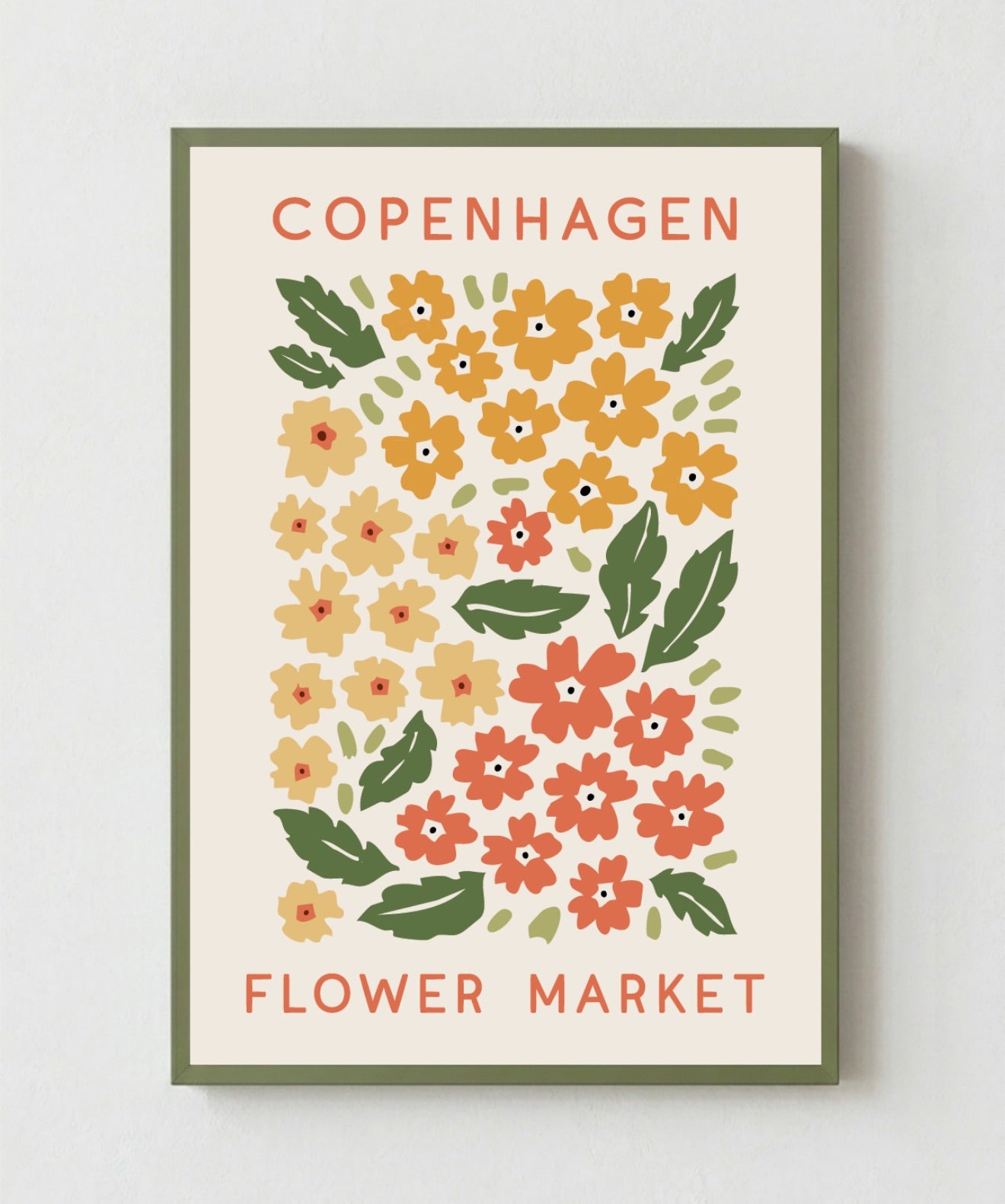 Cuadro Copenhagen Flower Market