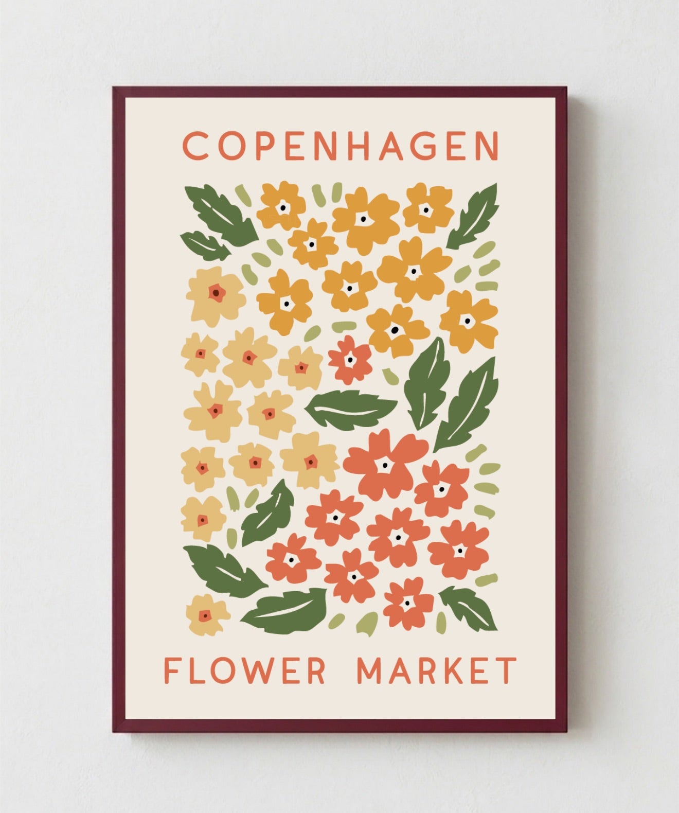 Cuadro Copenhagen Flower Market