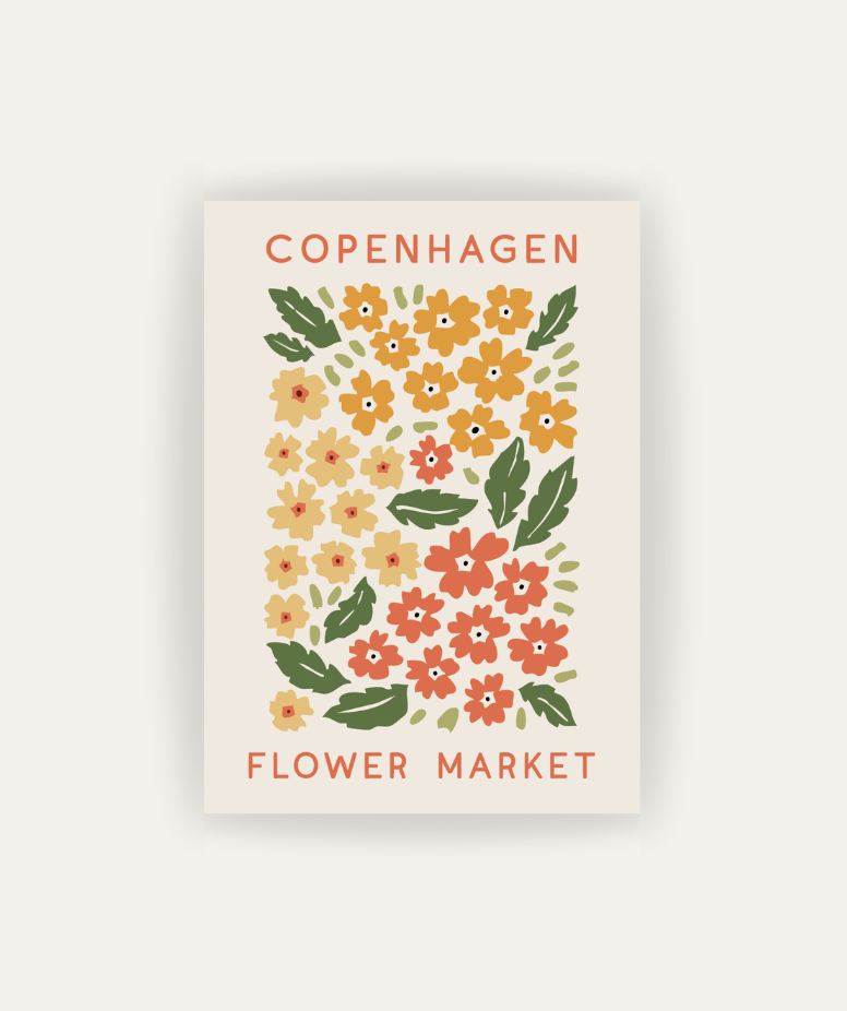 Cuadro Copenhagen Flower Market