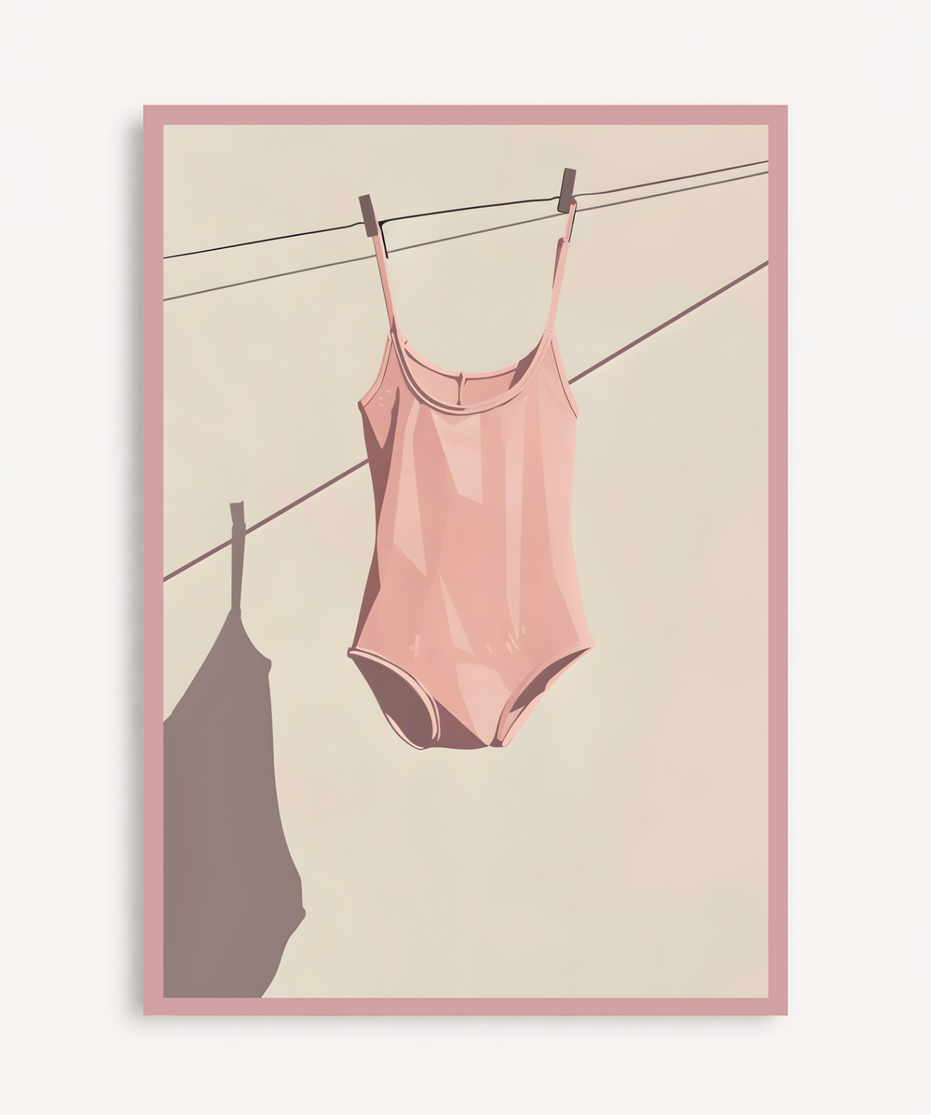 Cuadro Ropa Colgada