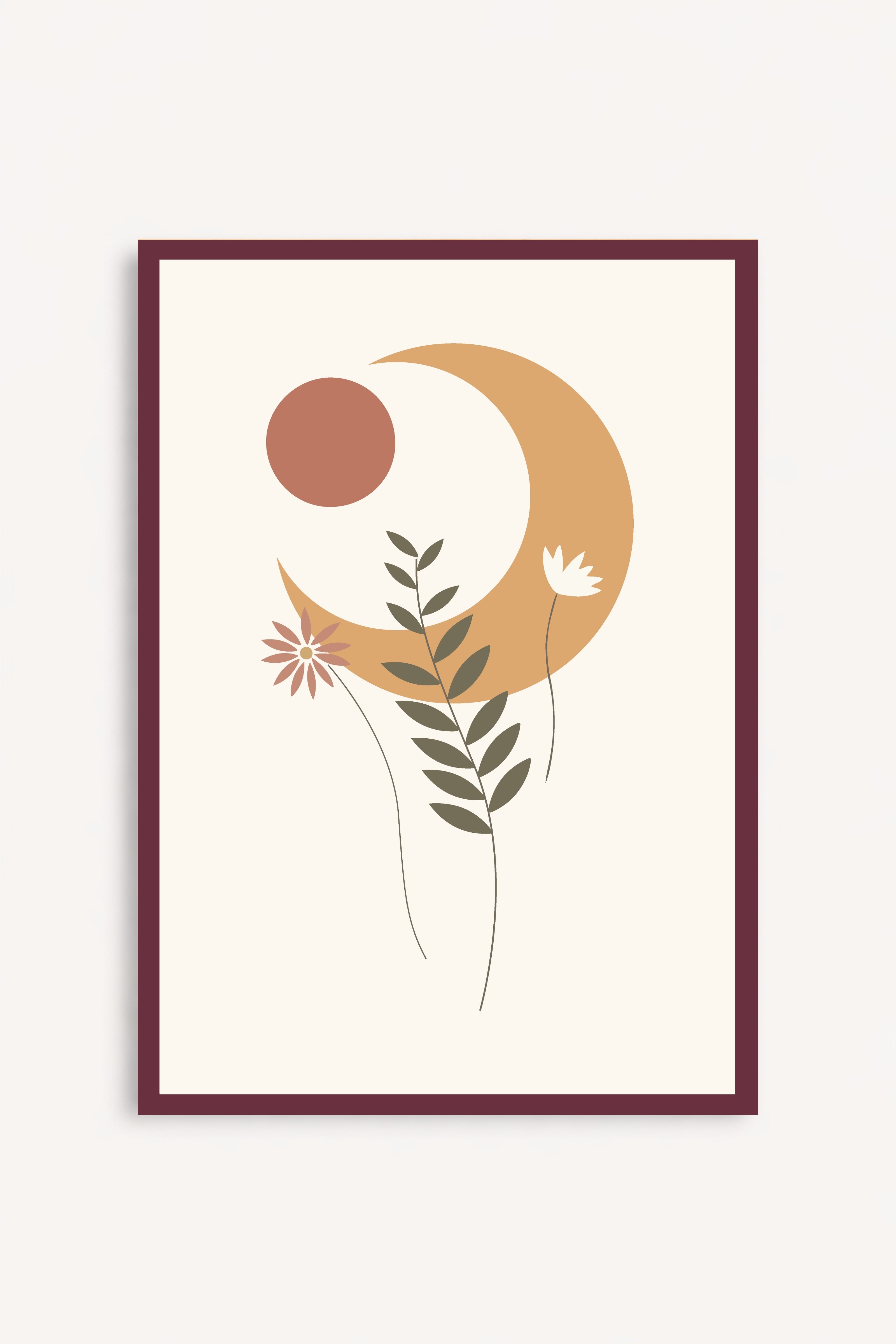 Cuadro Flor de luna