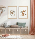 Duo Floral Animals