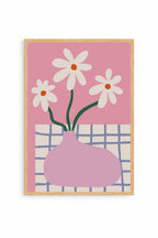 Cuadro Flores Retro