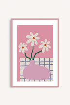 Cuadro Flores Retro
