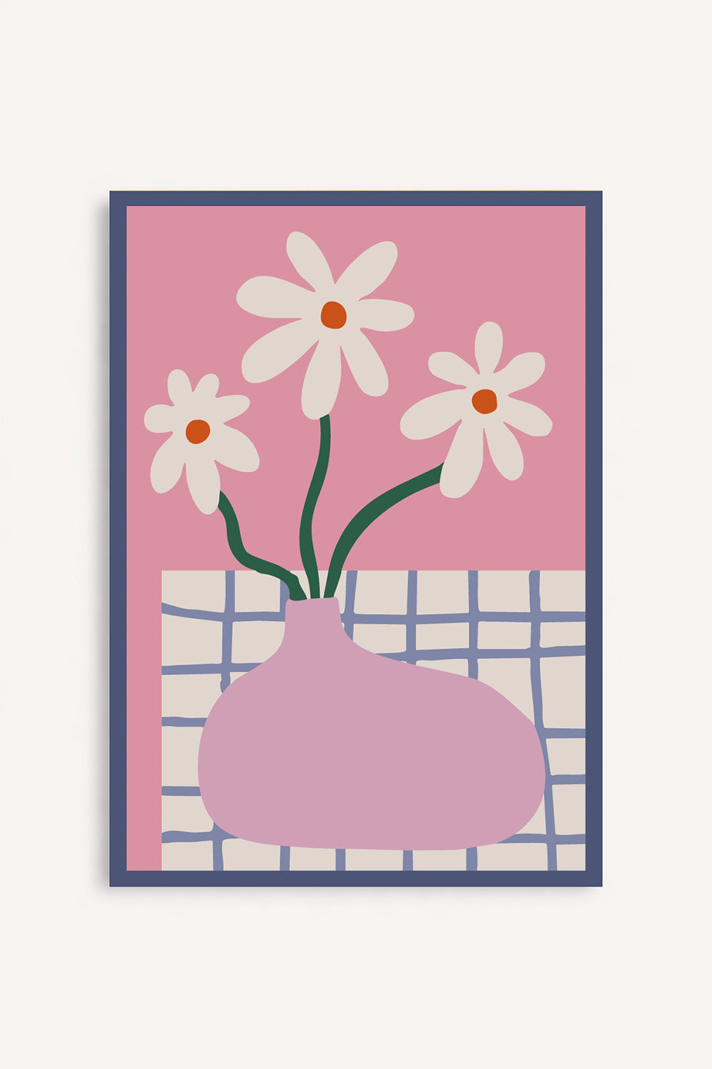 Cuadro Flores Retro