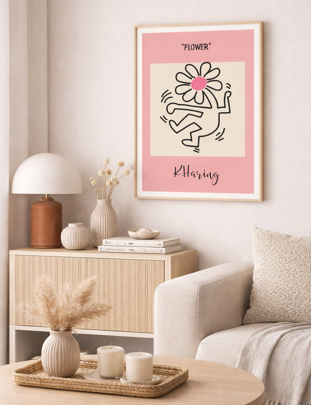 Flower Keith Haring
