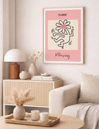 Flower Keith Haring