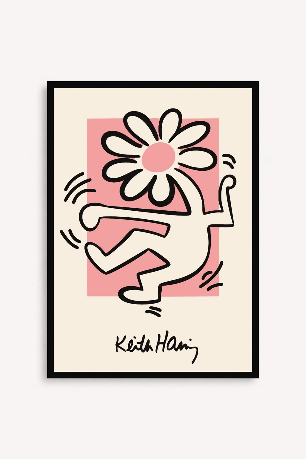 Flower Keith Haring