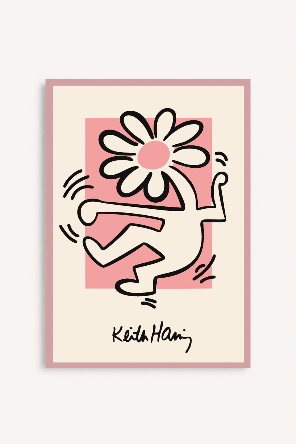 Flower Keith Haring