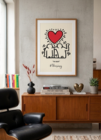 Two Keith Haring