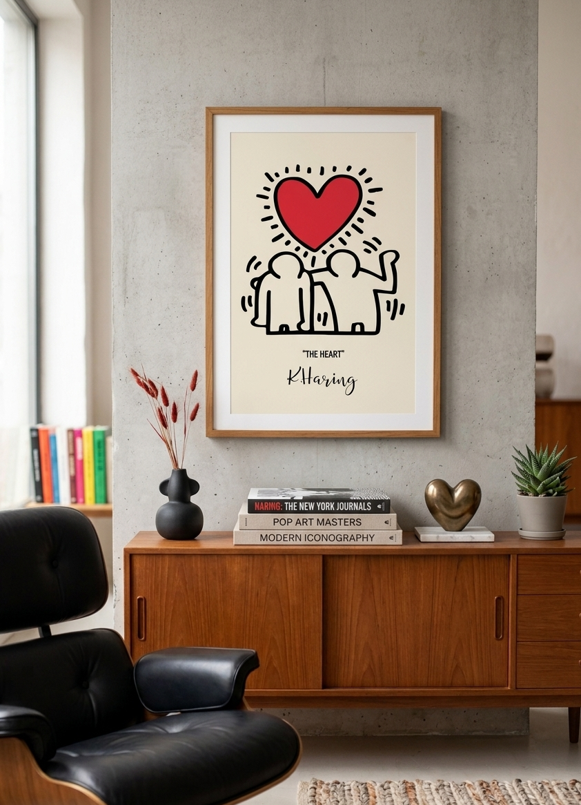 Two Keith Haring