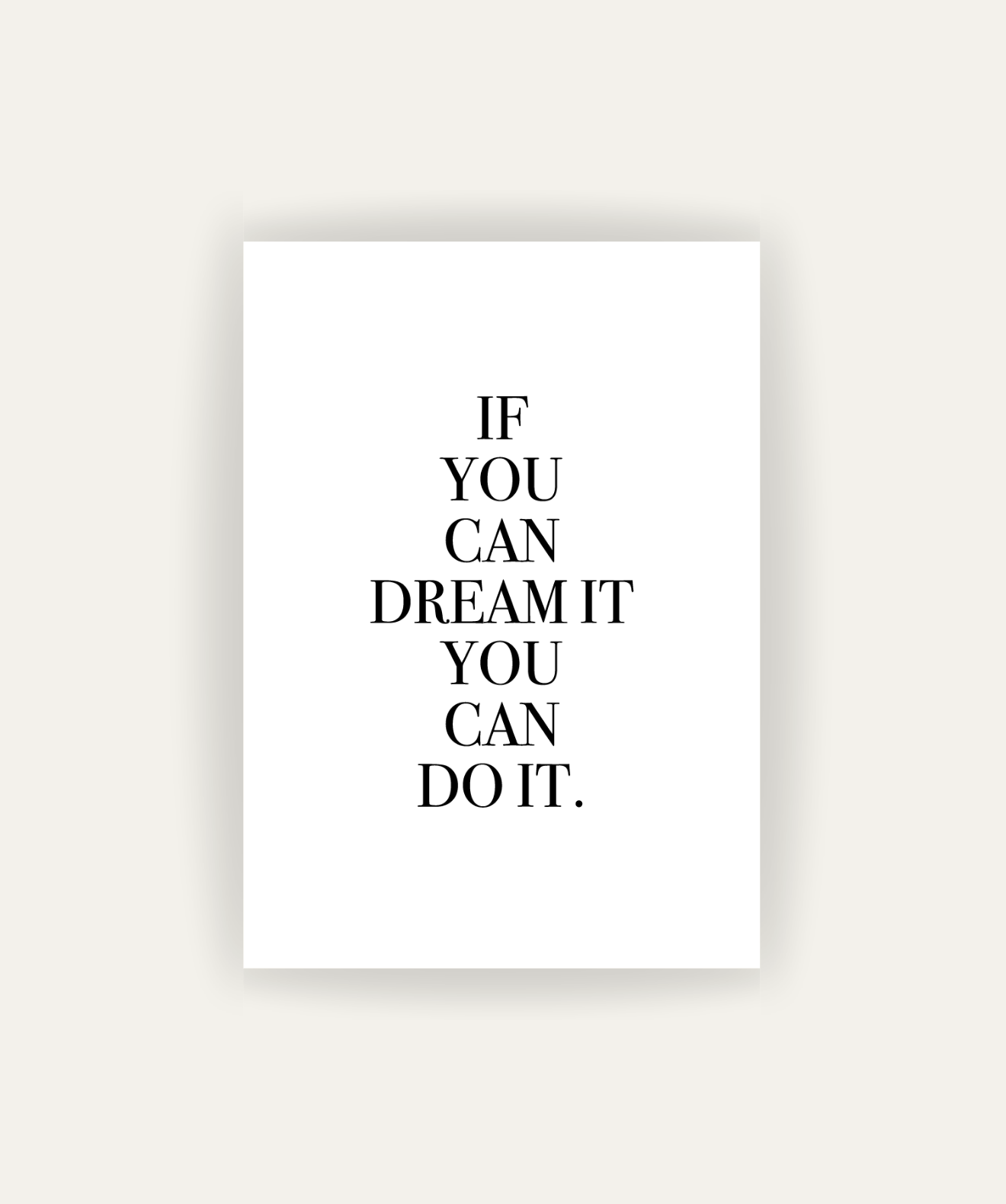 If You Can Dream It
