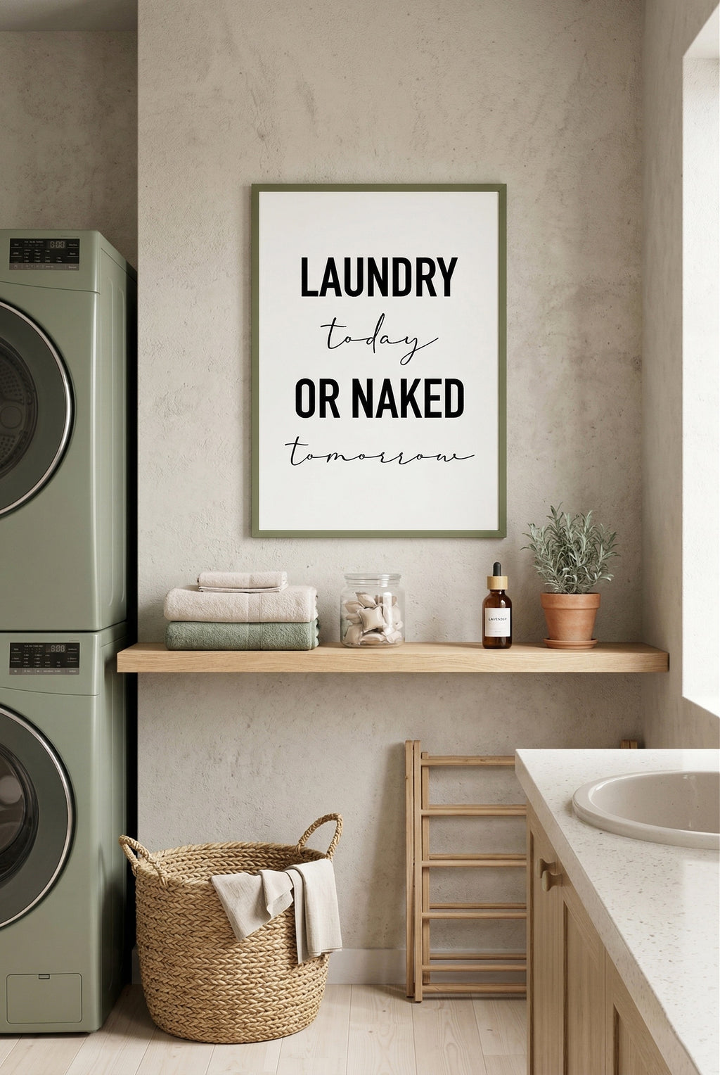 Cuadro Laundry Time