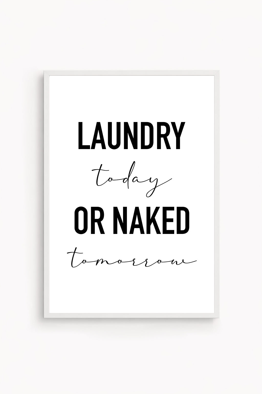Cuadro Laundry Time