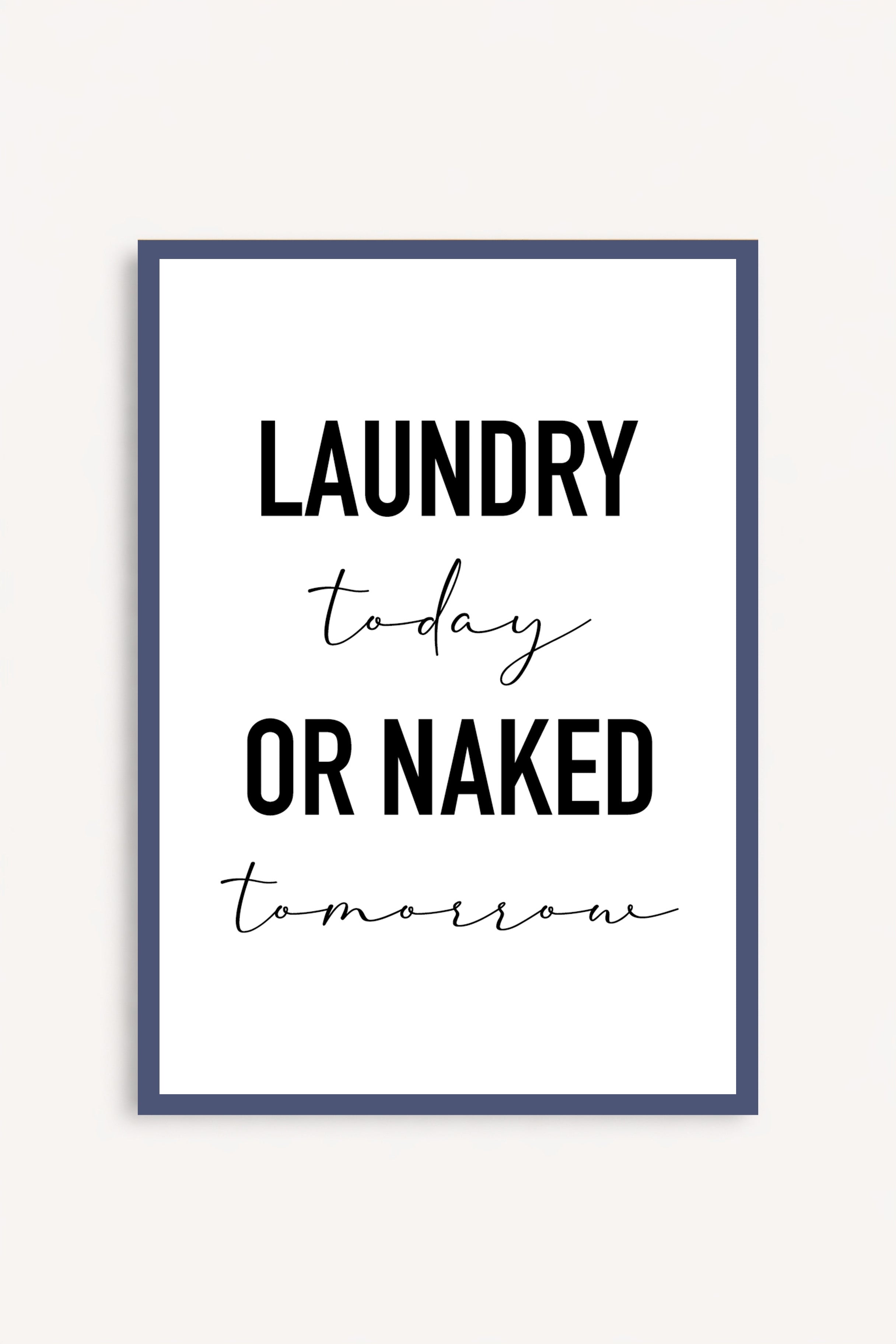 Cuadro Laundry Time