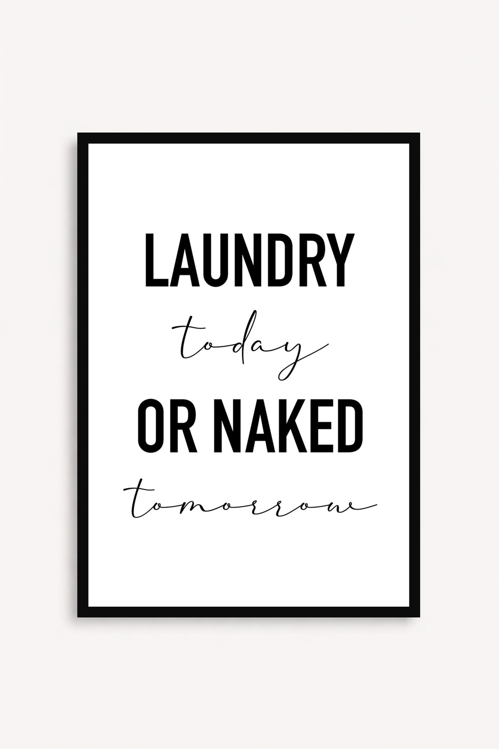 Cuadro Laundry Time