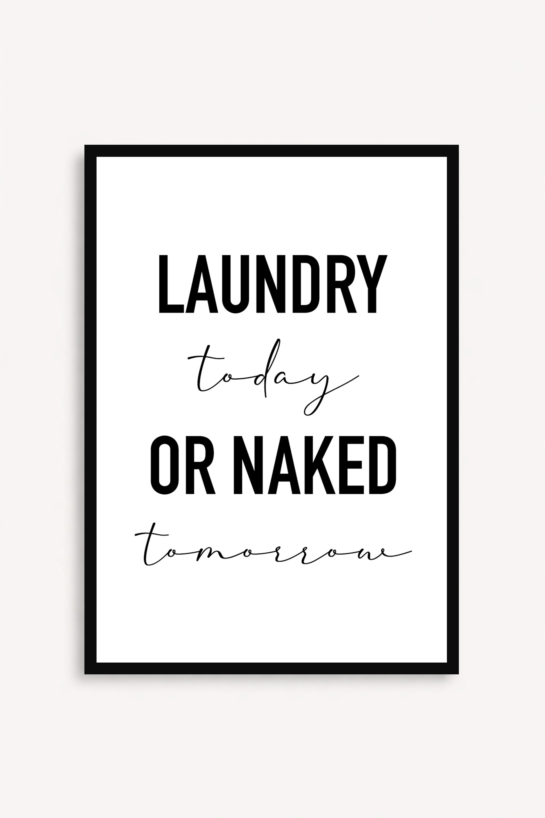 Cuadro Laundry Time