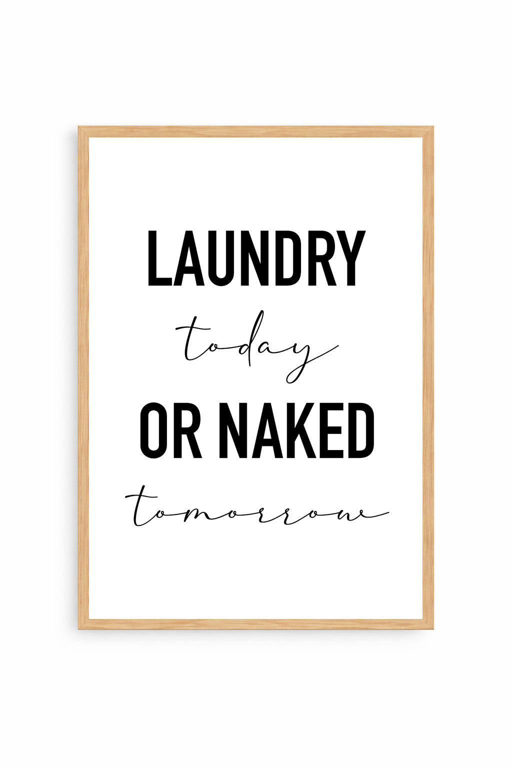 Cuadro Laundry Time