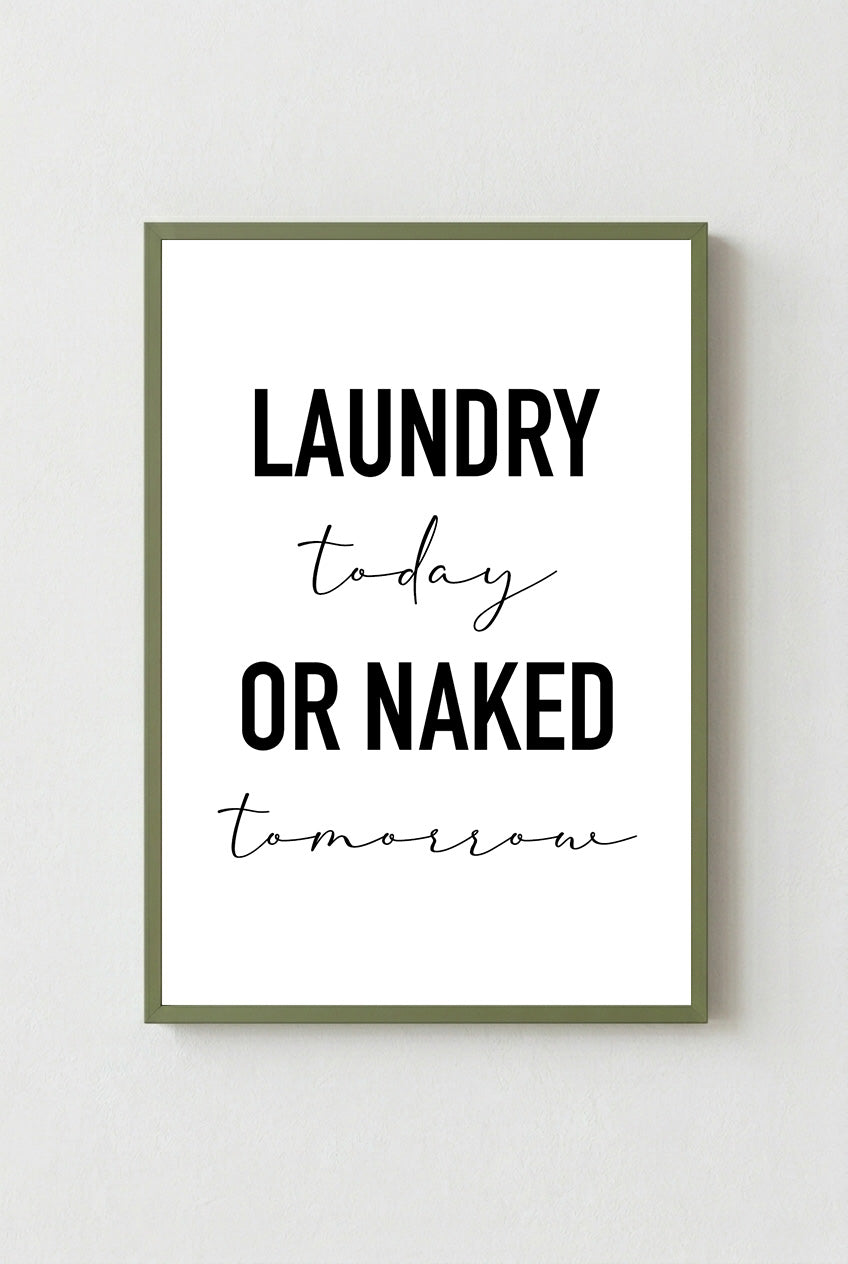 Cuadro Laundry Time