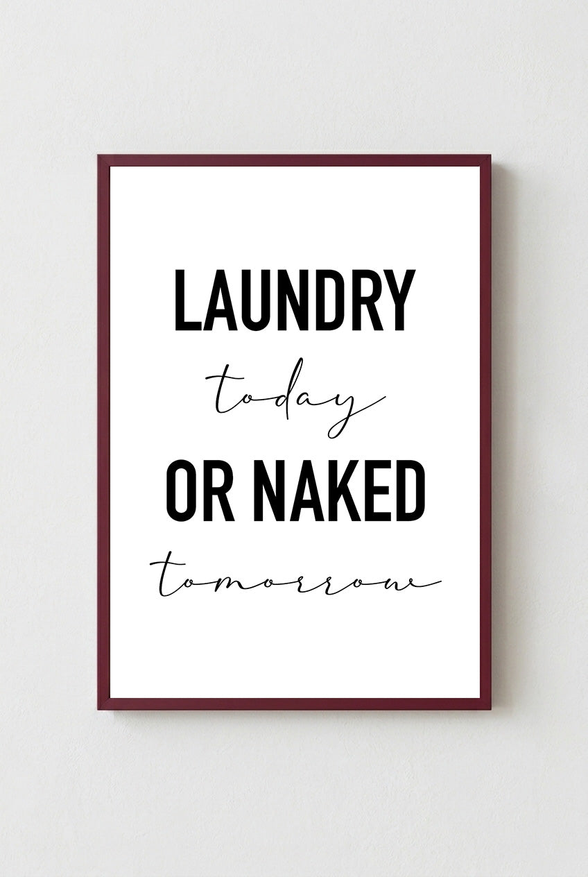 Cuadro Laundry Time
