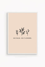 No Rain, No Flowers